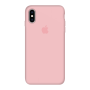 Силиконовый чехол Apple Silicone Case Light Pink для iPhone X/Xs с закрытым низом