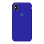 Силиконовый чехол Apple Silicone Case Ultra Blue для iPhone X/Xs с закрытым низом