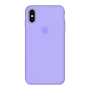 Силиконовый чехол Apple Silicone Case Violet для iPhone X/Xs с закрытым низом
