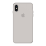 Силиконовый чехол Apple Silicone Case Stone для iPhone Xs Max с закрытым низом