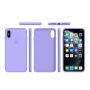 Силиконовый чехол Apple Silicone Case Violet для iPhone Xs Max с закрытым низом