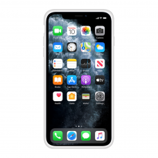 Силиконовый чехол Apple Silicone Case White для iPhone Xs Max с закрытым низом