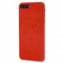 Чехол iPhone 7 Plus/ 8 Plus Mickey Mouse Leather Red