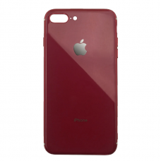 Чехол Silicone Logo Case для iPhone 7 Plus /8 Plus Red