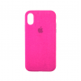 Стильный чехол Alcantara Full Cover для Pink для iPhone Xs Max