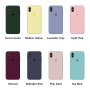 Силиконовый чехол Apple Silicone Case Charcoal Gray для iPhone X/Xs с закрытым низом