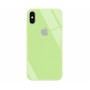 Чехол для iPhone Xs Max Glass Full Color Logo Case Green