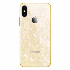 Чехол для iPhone Xs Max Marble Case Gold