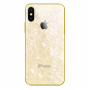 Чехол для iPhone Xs Max Marble Case Gold