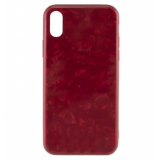 Чехол для iPhone Xs Max Marble Case Red