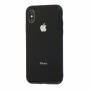 Чехол для iPhone Xs Max Glass Pastel Color Logo Black