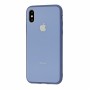 Чехол для iPhone Xs Max Glass Pastel Color Logo Lavander Gray