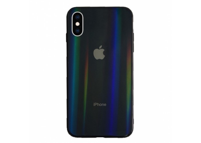 Чехол для iPhone Xs Max Glass Polaris Logo Black