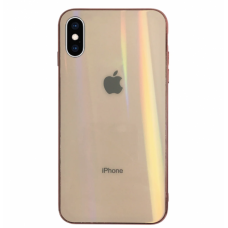 Чехол для iPhone Xs Max Glass Polaris Logo Gold