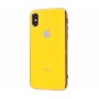 Silicone Logo Case для iPhone Xs Max Yellow