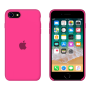 Силиконовый чехол Apple Silicone Barbie Pink для iPhone SE 2 с закрытым низом