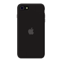 Силиконовый чехол Apple Silicone Black для iPhone SE 2 с закрытым низом