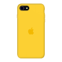 Силиконовый чехол Apple Silicone Canary Yellow для iPhone SE 2 с закрытым низом