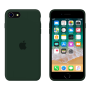 Силиконовый чехол Apple Silicone Forest Green для iPhone SE 2 с закрытым низом