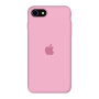 Силиконовый чехол Apple Silicone Pink для iPhone SE 2 с закрытым низом