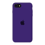 Силиконовый чехол Apple Silicone Ultra Violet для iPhone SE 2 с закрытым низом