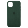 Стильный чехол Alcantara Full Cover Green для iPhone 11 Pro