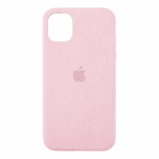 Стильный чехол Alcantara Full Cover Pink для iPhone 11 Pro
