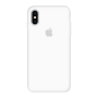 Силиконовый чехол Apple Silicone Case White для iPhone X/Xs с закрытым низом