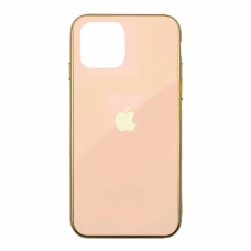 Чехол для iPhone 11 Pro Glass Logo Case Gold