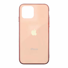Чехол для iPhone 11 Pro Glass Logo Case Rose Gold