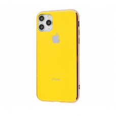 Чехол Silicone Logo Case для iPhone 11 Pro Yellow