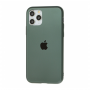 Чехол для iPhone 11 Pro Silicone Logo Case Matte Green