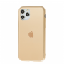 Чехол для iPhone 11 Pro Silicone Logo Case Matte Gold