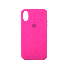 Стильный чехол Alcantara Full Cover Pink для iPhone 11 Pro Max