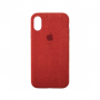 Стильный чехол Alcantara Full Cover Red для iPhone 11 Pro Max