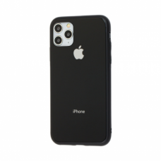 Чехол для iPhone 11 Pro Max Glass Pastel Color Logo Black