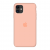 Силиконовый чехол c закрытым низом Apple Silicone Case Grapefruit для iPhone 11