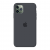 Силиконовый чехол c закрытым низом Apple Silicone Case Charcoal Gray для iPhone 11 Pro