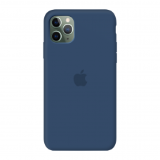 Силиконовый чехол c закрытым низом Apple Silicone Case Cobalt Blue для iPhone 11 Pro