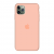 Силиконовый чехол c закрытым низом Apple Silicone Case Grapefruit для iPhone 11 Pro