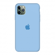 Силиконовый чехол c закрытым низом Apple Silicone Case Lilac для iPhone 11 Pro