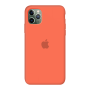 Силиконовый чехол c закрытым низом Apple Silicone Case Orange для iPhone 11 Pro