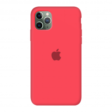 Силиконовый чехол c закрытым низом Apple Silicone Case Ultra Peach для iPhone 11 Pro