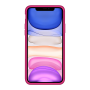 Силиконовый чехол c закрытым низом Apple Silicone Case Barbie Pink для iPhone 11 Pro Max