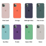 Силиконовый чехол c закрытым низом Apple Silicone Case Grapefruit для iPhone 11 Pro Max
