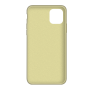 Силиконовый чехол c закрытым низом Apple Silicone Case Mellow Yellow для iPhone 11 Pro Max