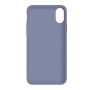 Силиконовый чехол c закрытым низом Apple Silicone Case Lavander Gray для iPhone Xr