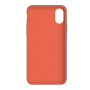 Силиконовый чехол c закрытым низом Apple Silicone Case Orange для iPhone Xr