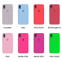 Силиконовый чехол c закрытым низом Apple Silicone Case Pink для iPhone Xr