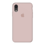 Силиконовый чехол c закрытым низом Apple Silicone Case Pink Sand для iPhone Xr